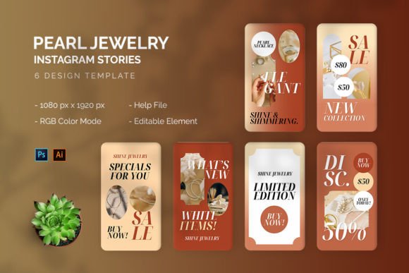 Download Pearl Jewelry - Instagram Story - Instagram Collection