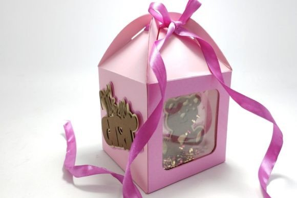 Download Shaker Box Bear Baby Girl - Premium Resources