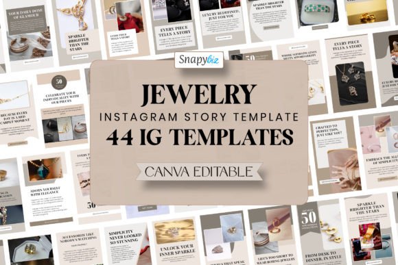 Download Editable Jewelry Instagram Post Canva - Instagram Collection