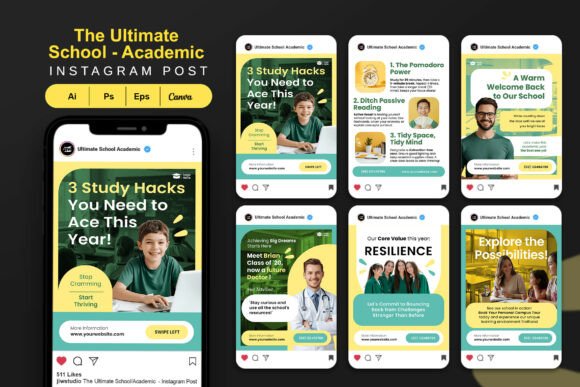 Download School/Academic - Instagram Post - Instagram Collection