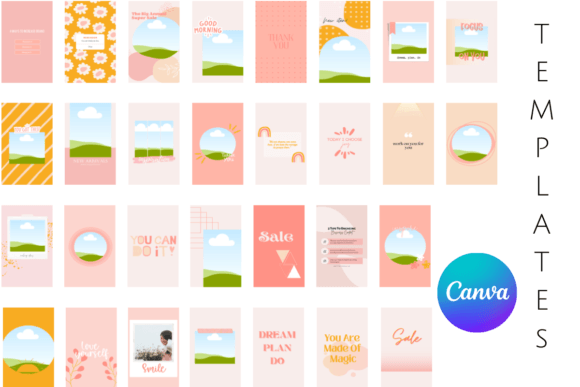 Download Instagram Story Templates Canva Pastel - Instagram Collection