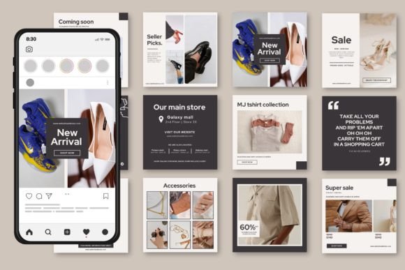 Download Clothing Fashion Instagram Post Template - Instagram Collection