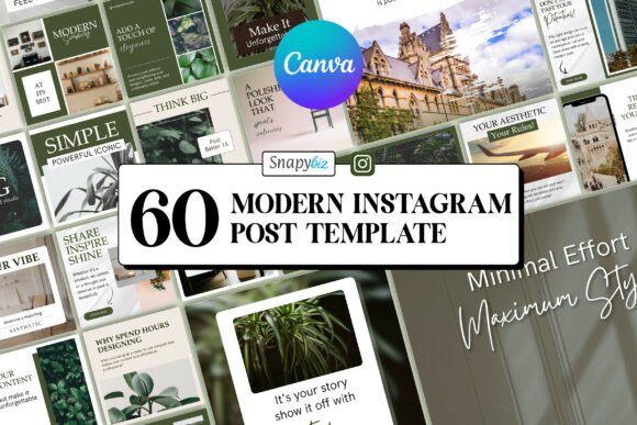 Download Modern Instagram Canva Post Template - Instagram Collection