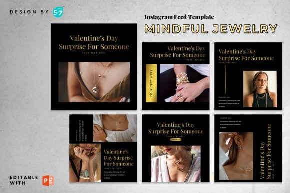 Download Instagram Feed Template  Mindful Jewelry - Instagram Collection