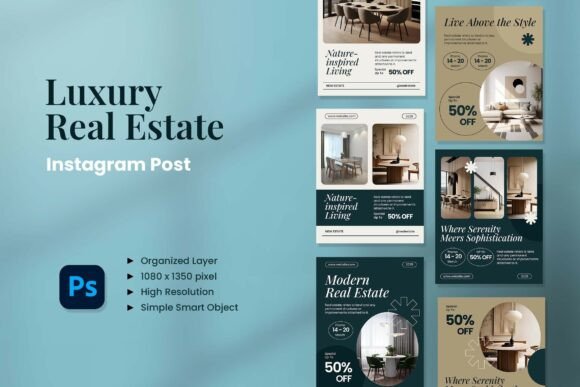 Download Luxury Real Estate Instagram Post - Instagram Collection