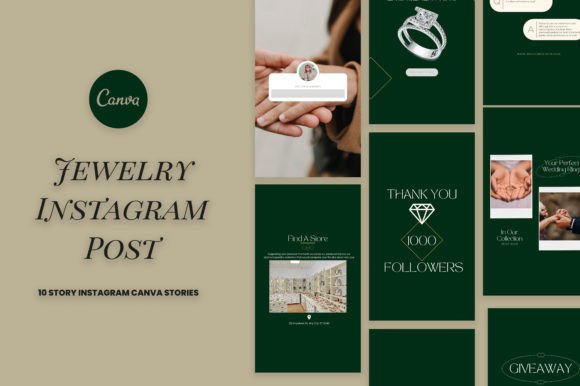 Download 10 Jewelry Instagram Stories Canva - Instagram Collection