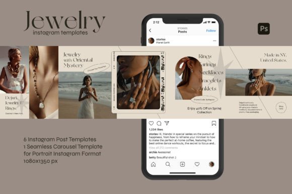 Download Jewelry Instagram Post Carousel - Instagram Collection