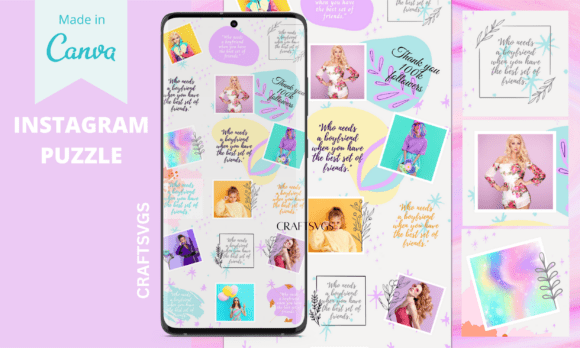 Download Canva Colorful Instagram Puzzle Template - Instagram Collection