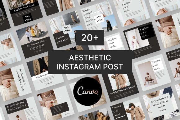 Download Aesthetic Instagram Templates Canva - Instagram Collection
